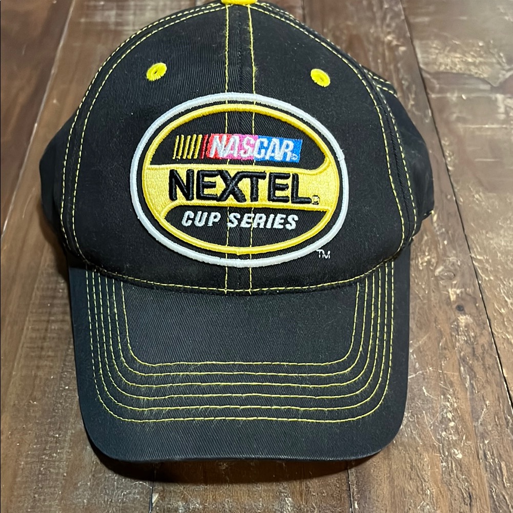 Nascar Nextel Cup Black And Yellow Hat